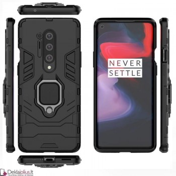 Sustiprintas dėklas 4in1 - juodas (Oneplus 8 Pro) Sustiprintas dėklas 4in1 - juodas (Oneplus 8 Pro)
